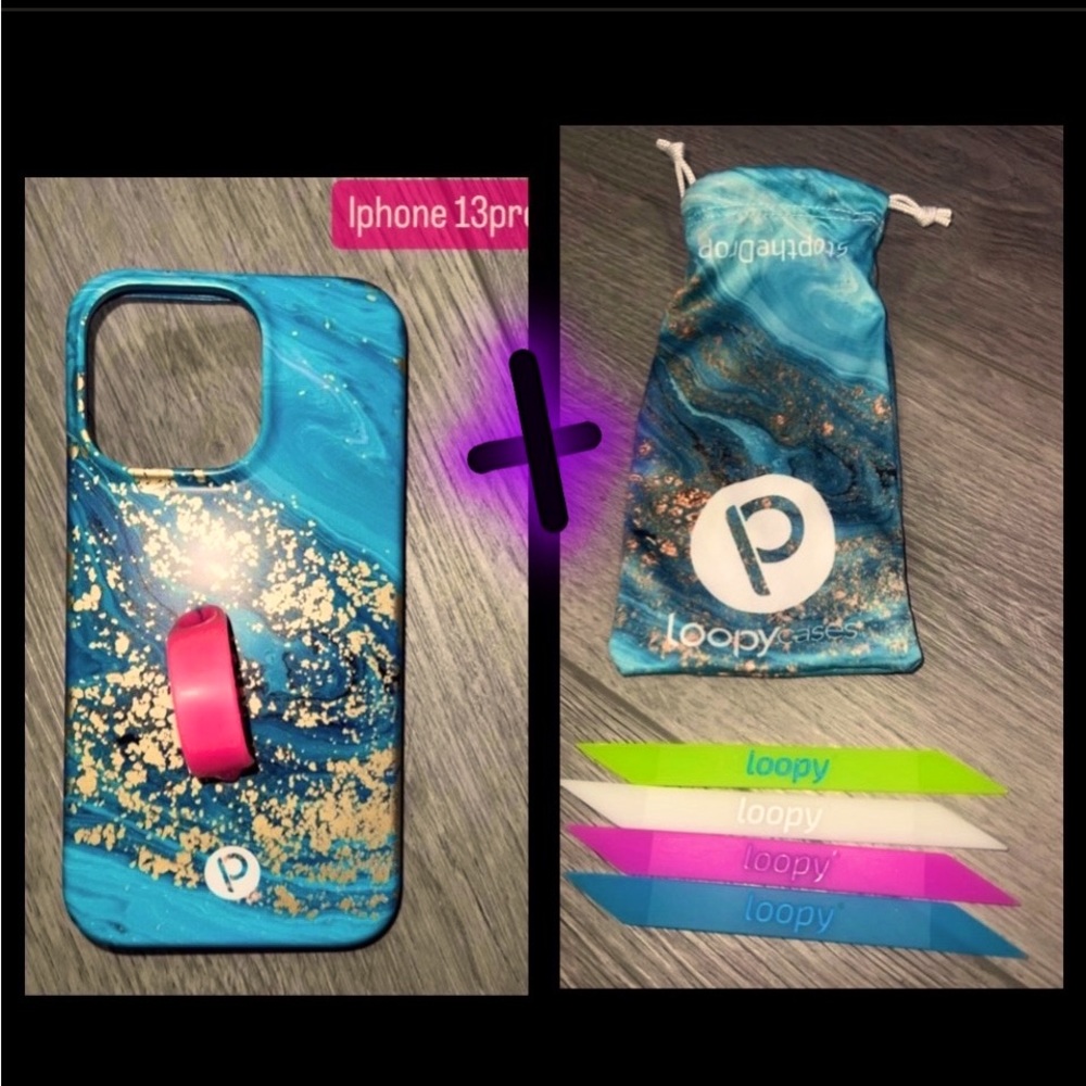 Loopy iPhone 13 Pro (6.1" Screen) + 5 GLOW Super Loops **RIGHTY**